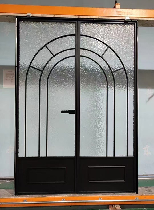 aluminum glass interior french door