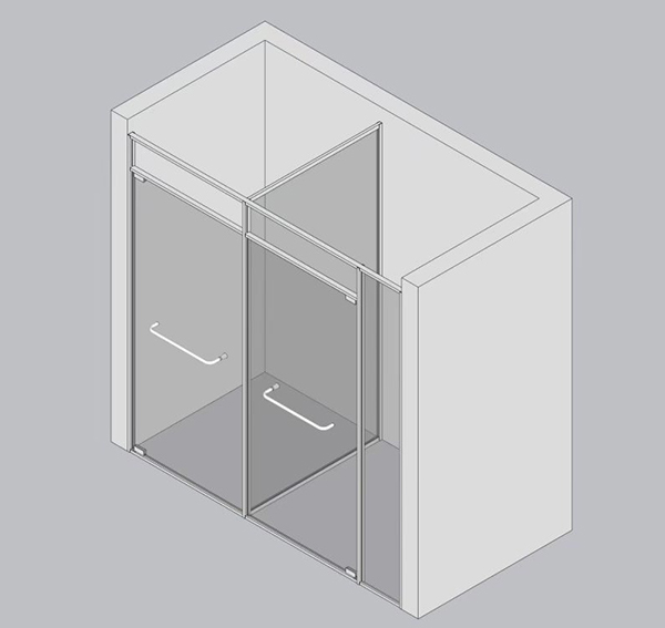 glass bathroom partition design