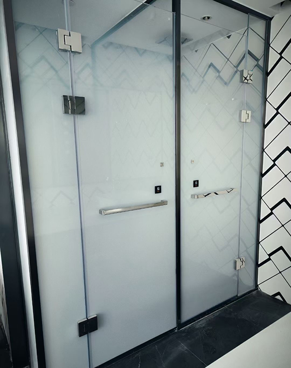 bathroom glass partition design and build
