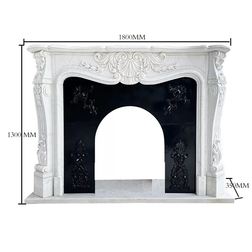 piemonte marble fireplace mantel