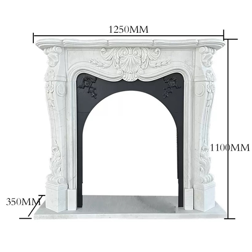 piemonte marble fireplace mantel