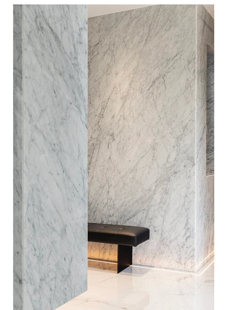 Bianco Carrara marble wall tiles