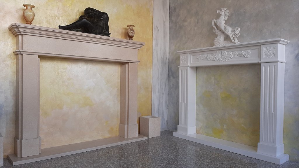 marble fireplace mantel 