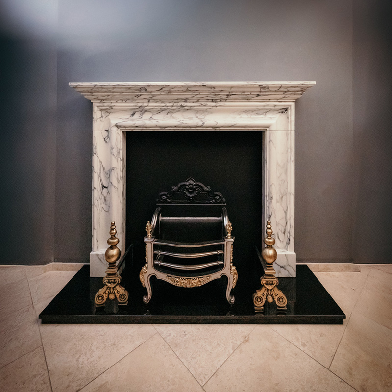 bolection shelf marble fireplace surround