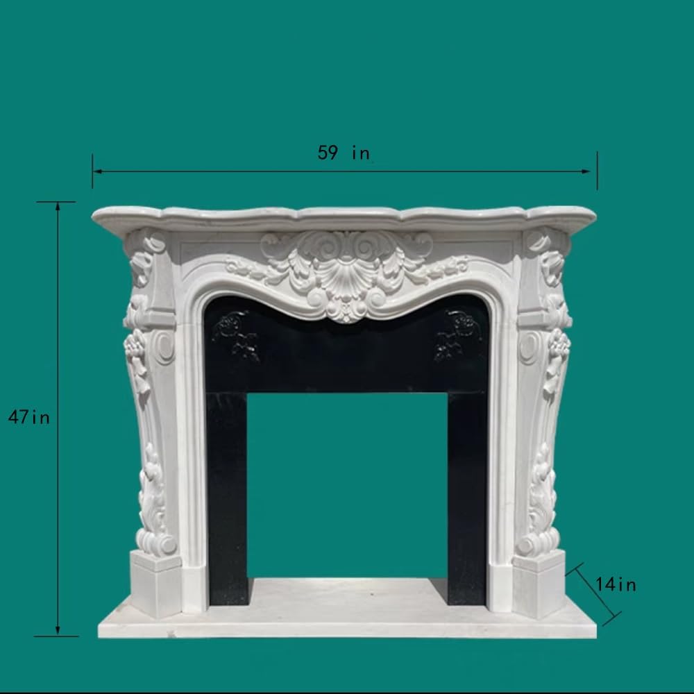 marble fireplace mantel