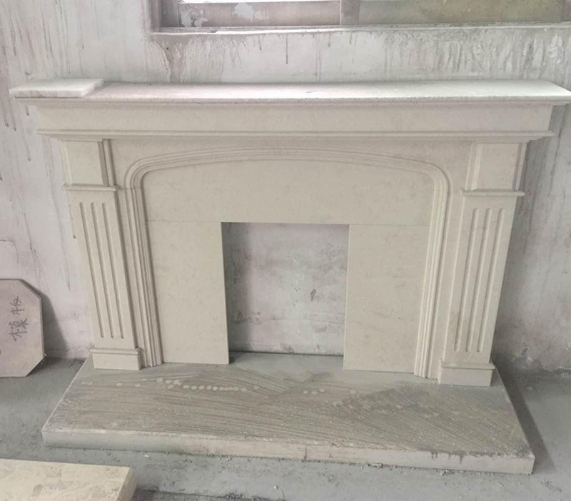 marble fireplace mantel production