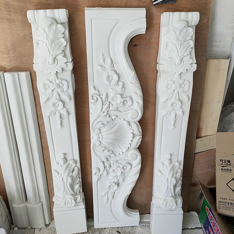 marble fireplace mantel components