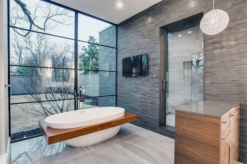 grey basalt stone wall cladding
