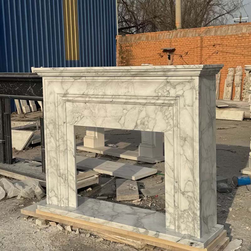 marble fireplace design and manufacturing