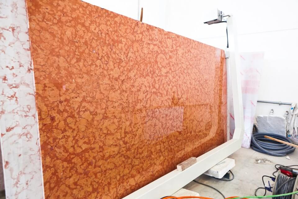 rosso verona marble slabs