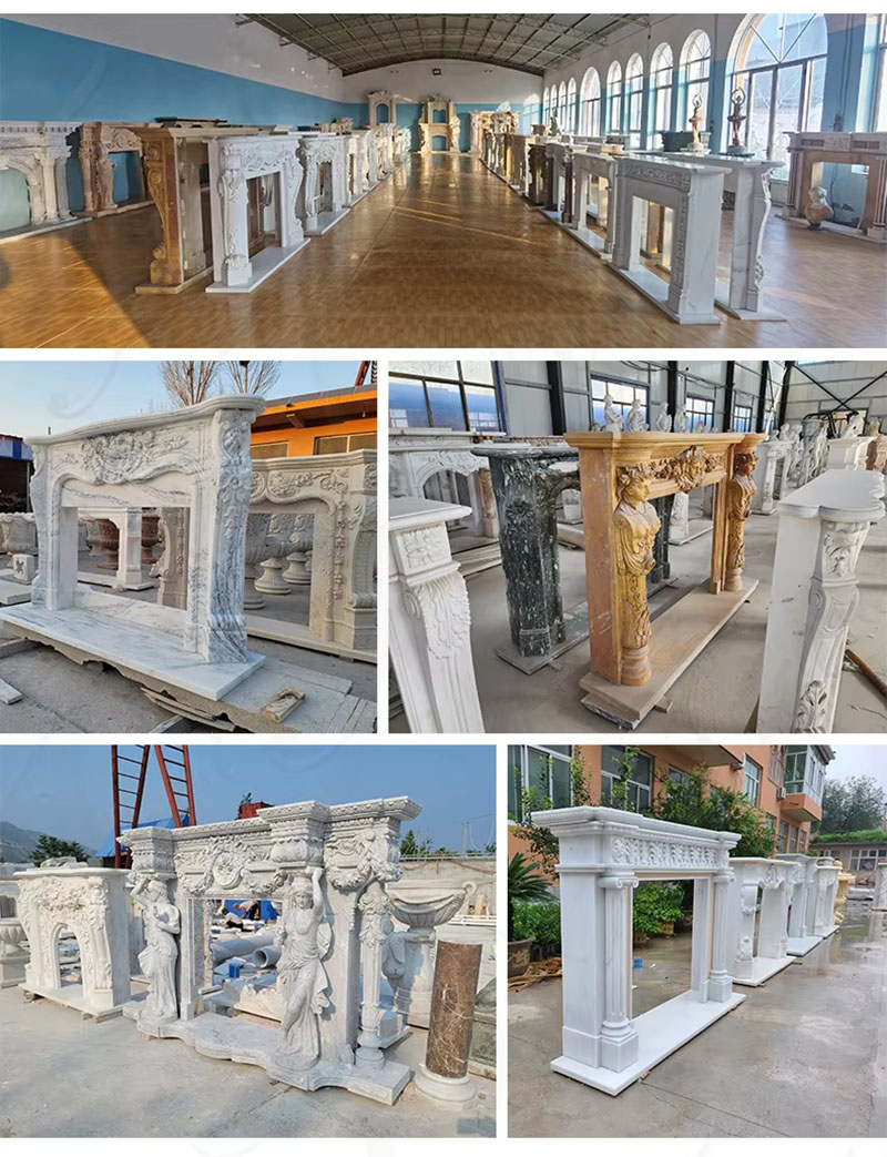 marble fireplace mantels