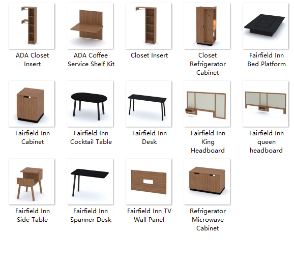 Complete Furniture Packages for Fairfield Inn Hotels