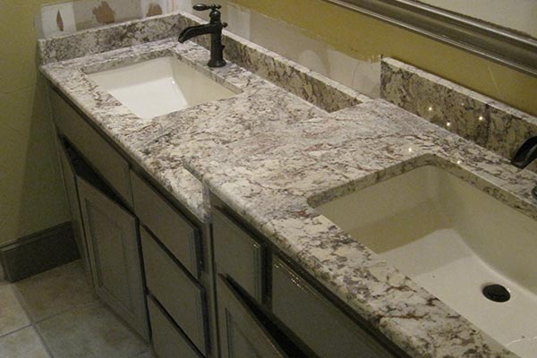 commercial granite bathroom countertop