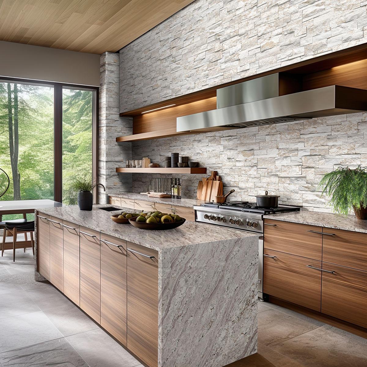 granite island countertop