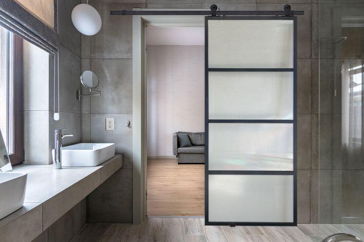 sliding bathroom door