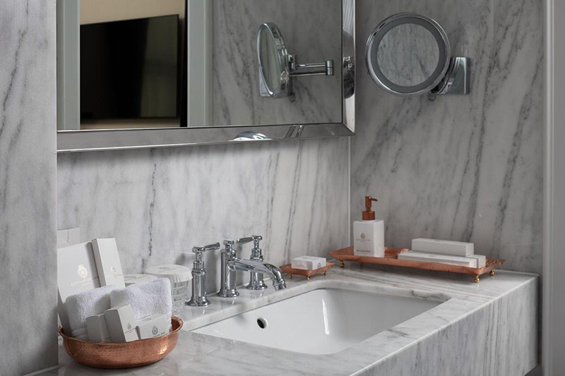 marble vanity for hotel