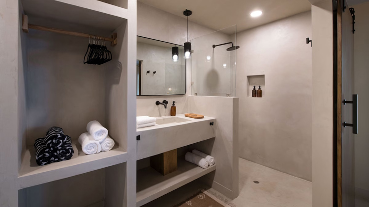 GFRC concrete bathroom renovation