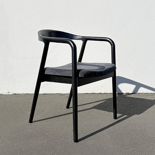 black wood restaurant chair