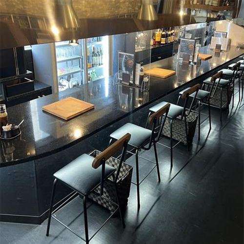 polished granite bar countertop