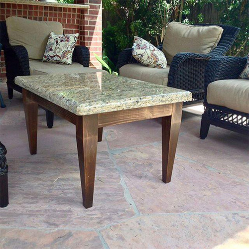 weather resistant granite furniture,