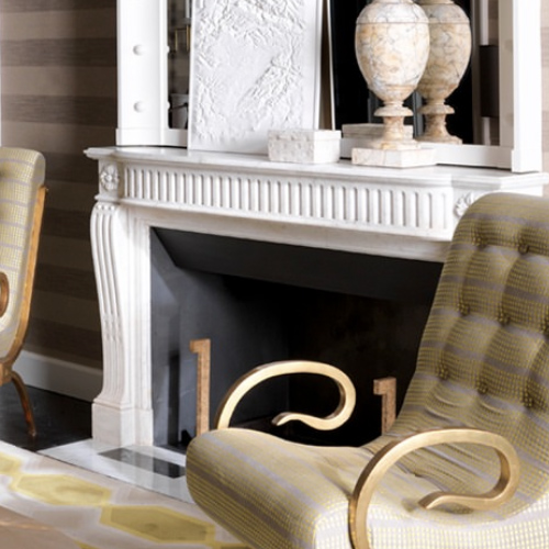 French Style White Marble Fireplace Mantel Timeless Elegance for Luxury Interiors