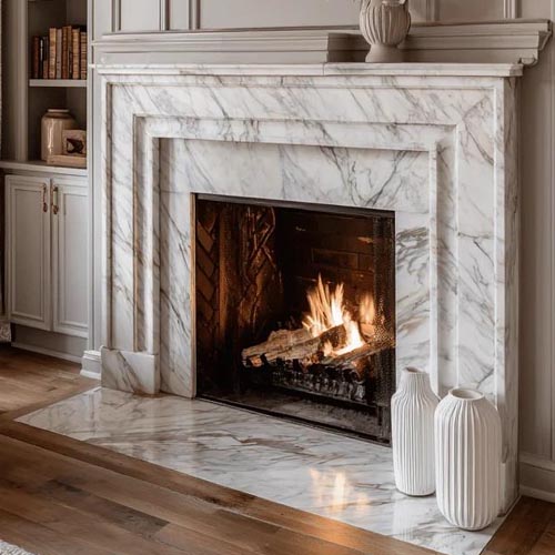 The Tradition of Using Marble Fireplace Mantels in the UK