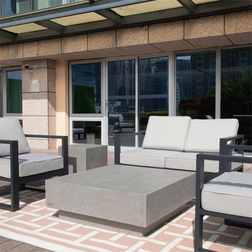 GRC concrete furniture application in hotel