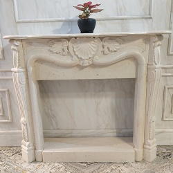Marble furniture fireplace mantel