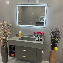 Bath Vanities with LED Mirror for Apartment and Condo Project