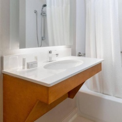 ADA Compliant Hotel Bath Vanity top and Base