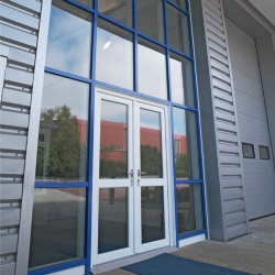 Aluminum Curtain Wall and Storefront Door