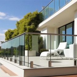 Aluminum Glass Railing for Balconies