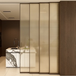 Aluminum Slimline Partition for Interior Space
