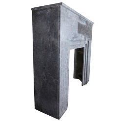 An Art Deco Marble Fireplace Surround