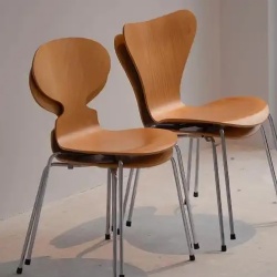 Ant chair by heating curve plywood