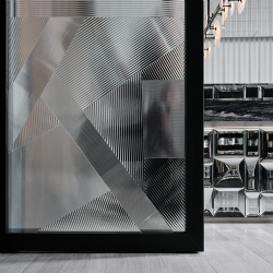 Architectural Textured Engraved Glass