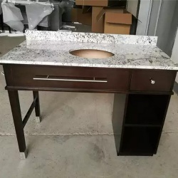 Bathroom Wood Vanity Base with Granite tops