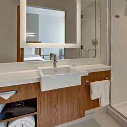 Bathroom vanities and sink