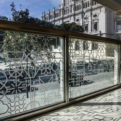 Ceramic Frit Glass for Balcony Railing