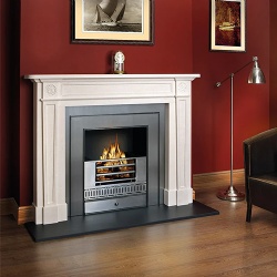 Chantry Aegean Limestone Fireplace Mantel