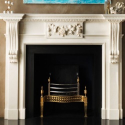 Chesneys Pallandian Stone Fireplace Mantel