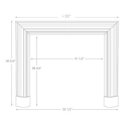 Classic Baroque Fireplace Surround