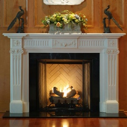 Classic Style Marble Fireplace Mantel