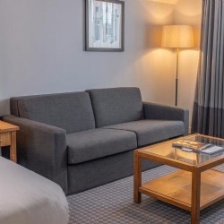 Commercial Sofa with Wooden Legs