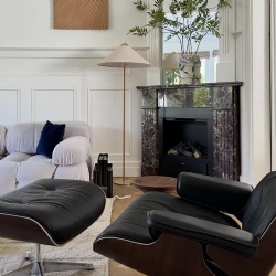 Corner Marble Fireplace Mantel