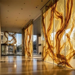 Custom Decorative Laminated Glass for Architectural Projects