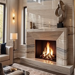 Custom Marble Fireplace Mantels and Surrounds Fabrication