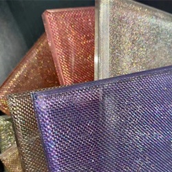 Decorative Fabric Laminated Glass Silk Laminated Glass