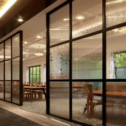Decorative Glass and Metal Room Dividers