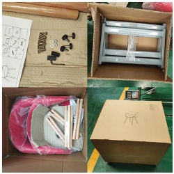 Dining Chair Flat Pack Packaging for Export